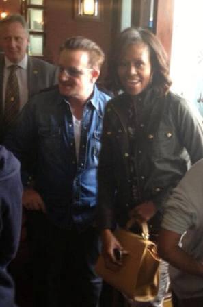 Bono et Ali rencontrent Michelle Obama