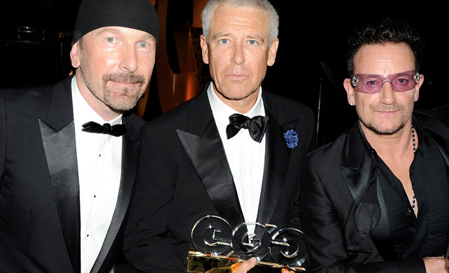 U2 groupe de l&#039;ann&eacute;e aux GQ Men of the Year Awards