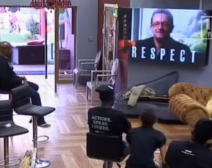 Bono fait la promotion de One dans l&#039;&eacute;mission Big Brother Africa