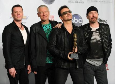 U2 re&ccedil;oit un Bilboard Music Award pour la tourn&eacute;e 360°