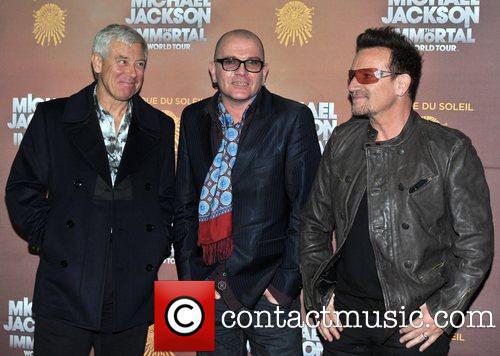 Bono, The Edge et Adam Clayton &agrave; la premi&egrave;re de The Immortal World Tour