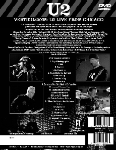 DVD U2 Vertigo//2005 Live From Chicago : le contenu