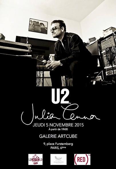 U2 en photos à la galerie Artcube (Paris) à partir du 5 novembre 2015