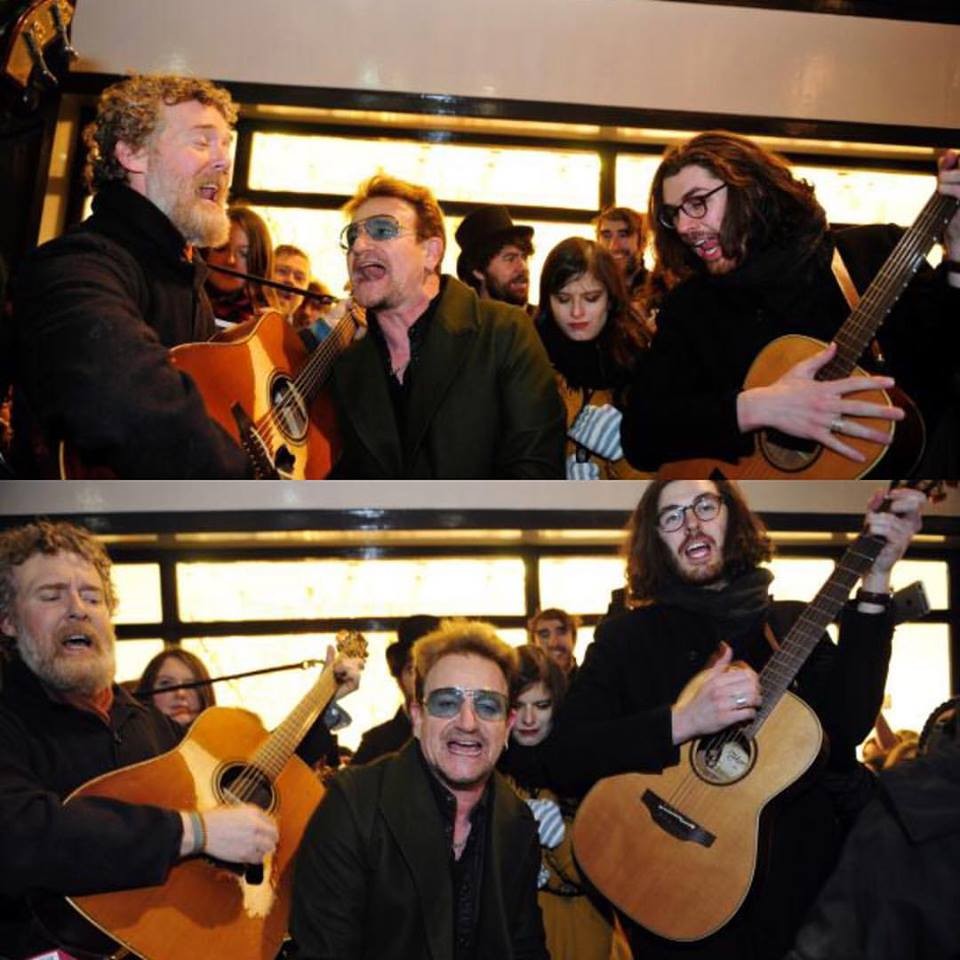 Bono de nouveau sur Grafton Street pour Noël