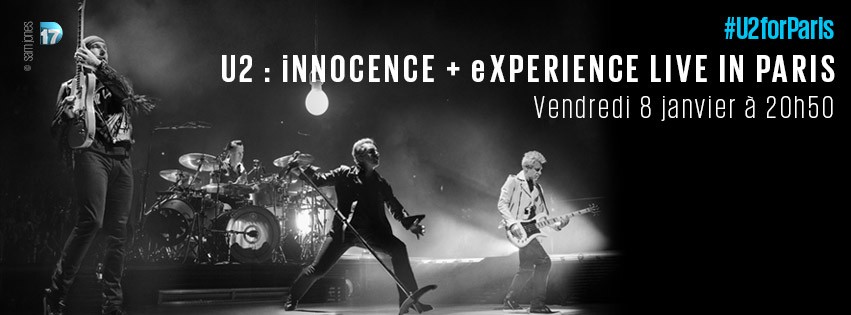 Le Live in Paris de U2 sur D17 ce soir