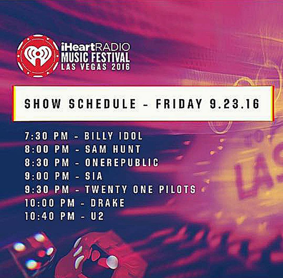 U2 au iHeartRadio Festival : toutes les infos