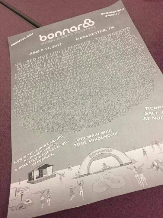 [Rumeur] U2 au festival Bonnaroo en juin 2017