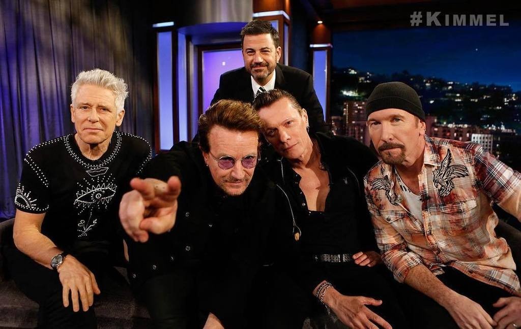 U2 chez Jimmy Kimmel !