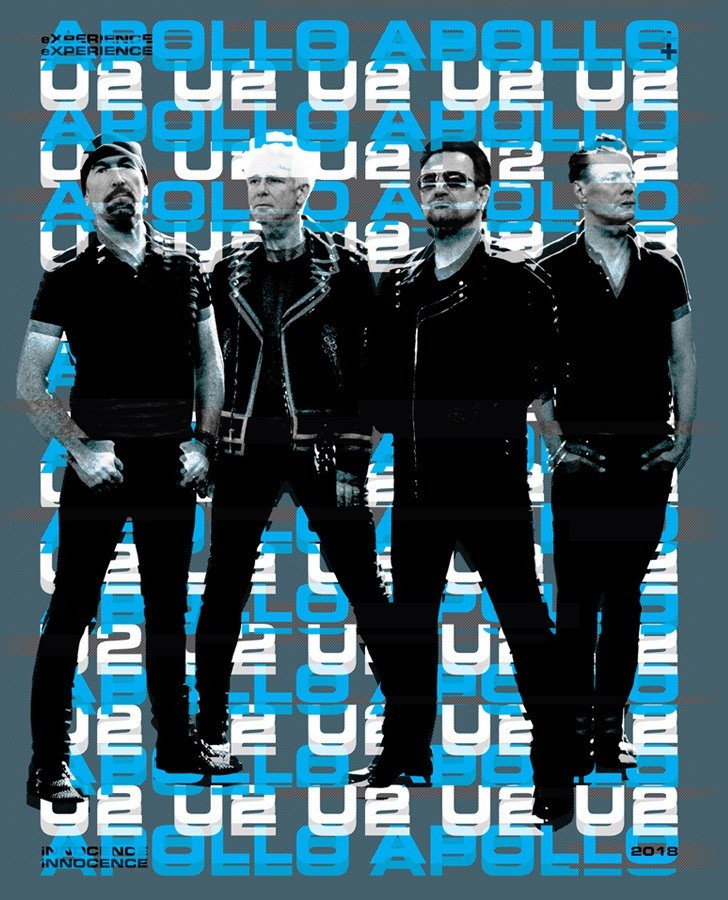 U2 à l'Apollo Theater de Harlem (New-York) le 11 juin 2018
